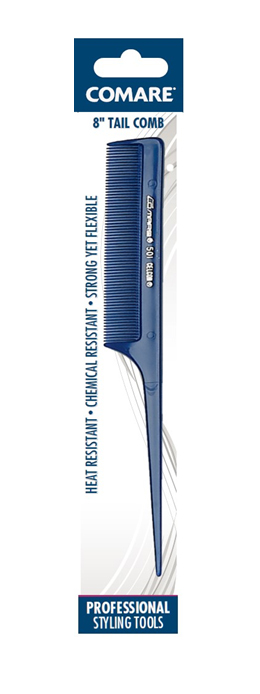 COMARE 8 IN. TAIL COMB W/REGULAR TEETH